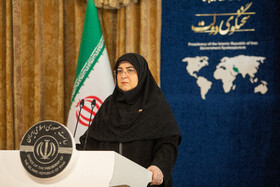 نشست خبری فاطمه مهاجرانی، سخنگوی دولت
