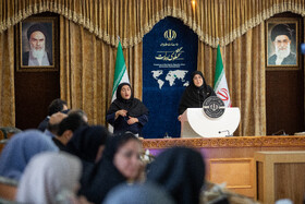 نشست خبری فاطمه مهاجرانی، سخنگوی دولت
