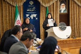 نشست خبری فاطمه مهاجرانی، سخنگوی دولت
