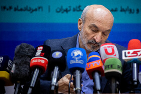 نشست خبری محمدحسین امید، رئیس دانشگاه تهران
