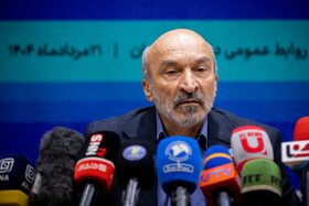 نشست خبری محمدحسین امید، رئیس دانشگاه تهران
