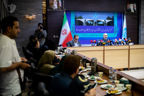 نشست خبری محمدحسین امید، رئیس دانشگاه تهران