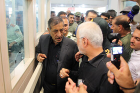 بازدید  سردار اسکندر مومنی وزیر کشور و محمدجعفر قائم پناه معاون اجرایی رئیس جمهور از پایانه مرزی در مرز خسروی در اربعین 1404
