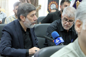 حضور کیوان الوندی مدیرکل صداوسیمای استان کرمانشاه در نشست ستاد اربعین استان کرمانشاه در مرز خسروی