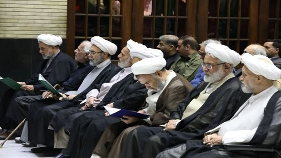 مراسم ترحیم آیت‌الله علی‌اصغر باغانی برگزار شد