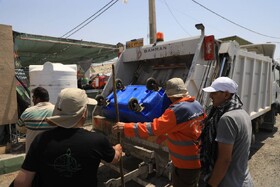 پاکسازی و جمع آوری ۵۰۰ تُن پسماند از مرز مهران