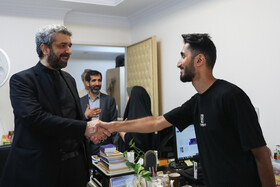 بازدید سید مهدی طباطبایی، معاون ارتباطات و اطلاع‌رسانی دفتر رئیس جمهور از ایسنا