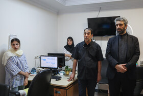 بازدید سید مهدی طباطبایی، معاون ارتباطات و اطلاع‌رسانی دفتر رئیس جمهور از ایسنا