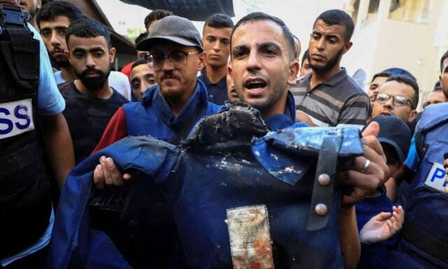 فعالان حامی فلسطین در نیویورک ترور خبرنگاران در غزه را محکوم کردند
