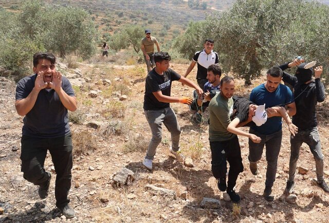 شهادت یک فلسطینی به ضرب گلوله شهرک‌نشینان صهیونیست در نابلس