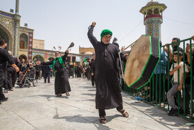 عزاداری اربعین حسینی در حرم حضرت فاطمه معصومه(س)