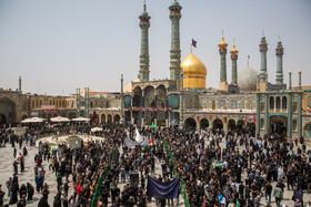عزاداری اربعین حسینی در حرم حضرت فاطمه معصومه(س)