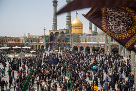 عزاداری اربعین حسینی در حرم حضرت فاطمه معصومه(س)