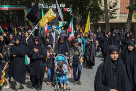 پیاده روی جامندگان اربعین در شهرستان بجنورد