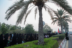 مراسم پیاده روی جاماندگان اربعین در جزیره  کیش