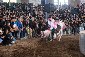 آیین تعزیه خوانی در روستای احمدآباد-میانجلگه