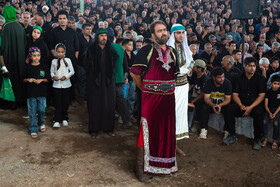 آیین تعزیه خوانی در روستای احمدآباد-میانجلگه
