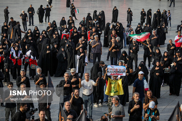 ندای «لَبَّیْک یَا حُسَیْن» در خیابانهای تهران پیچید