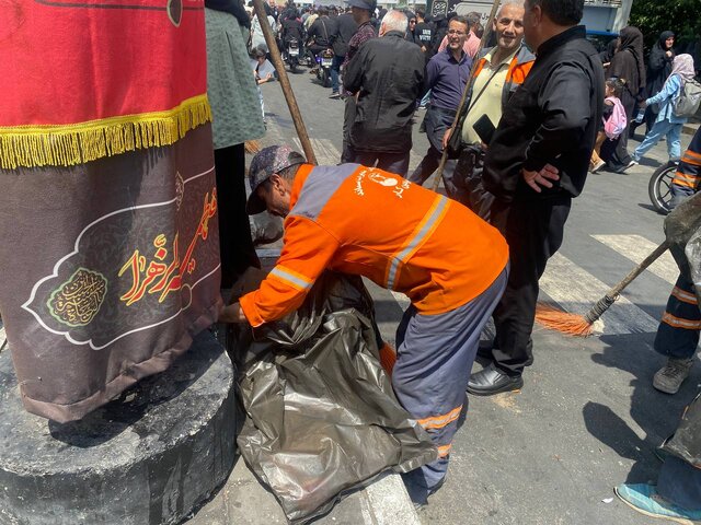 ندای «لَبَّیْک یَا حُسَیْن» در خیابانهای تهران پیچید