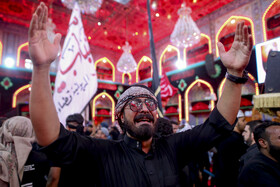 حال و هوای حرم اباعبدالله الحسین (ع) در ایام اربعین حسینی - کربلا