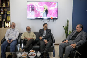 بازدید محمدرضا جوادی یگانه، رئیس مرکز ارتباطات مردمی نهاد ریاست جمهوری از خبرگزاری ایسنا