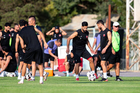 تمرین تیم فوتبال پرسپولیس