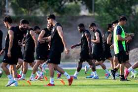 تمرین تیم فوتبال پرسپولیس
