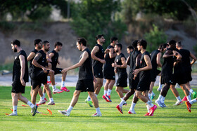 تمرین تیم فوتبال پرسپولیس