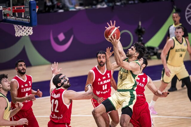 زور بسکتبال ایران به استرالیا نرسید/ دیدار با نیوزلند برای مدال برنز