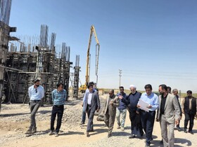 بازدید رئیس کل دادگستری کرمان از مجتمع در حال ساخت شهید رئیسی/ انتقال برخی دادگاه‌ها به هفت‌باغ