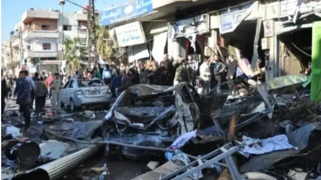 انفجار انتحاری در شهر حلب سوریه انفجار انتحاری در شهر حلب سوریه