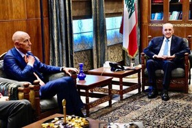 دیدار نبیه بری با فرستاده آمریکا 