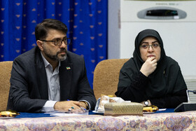 فاطمه مهاجرانی، سخنگوی دولت در نشست هم‌ اندیشی روسای دانشگاه‌های کشور با معاون اول رئیس‌جمهور