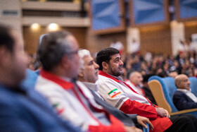 پیرحسین کولیوند، رئیس جمعیت هلال احمر در مراسم روز جهانی بشر دوستی