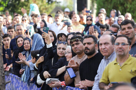 تشییع پیکر مرحوم «استاد محمود فرشچیان» - اصفهان