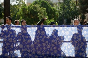 تشییع پیکر مرحوم «استاد محمود فرشچیان» - اصفهان