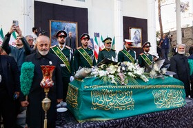 تشییع پیکر مرحوم «استاد محمود فرشچیان» - اصفهان
