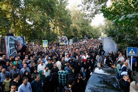 تشییع پیکر مرحوم «استاد محمود فرشچیان» - اصفهان