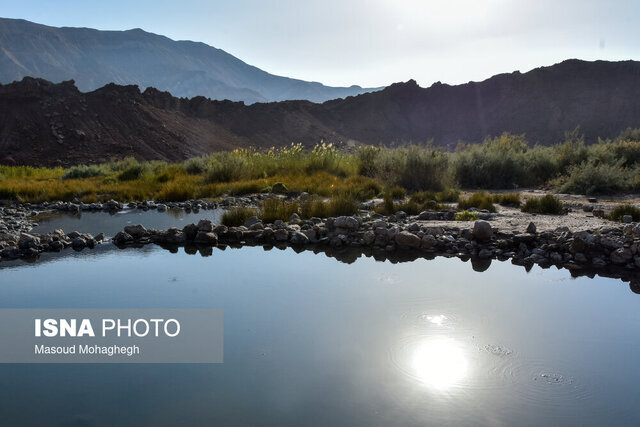 چشمه های آب گرم سرخه (سمنان) توسعه زیرساختها در چشمههای آبگرم سرخه