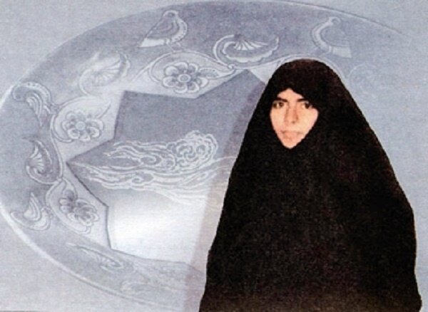 کفن تبرکی در مشهد و شهادت در آبادان
