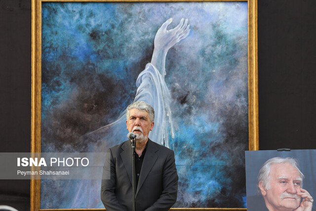 وداع خاک هنرپرور اصفهان با محمود فرشچیان