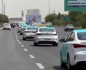انتقاد شهرداری از تغییر بدون مجوز پلاک تاکسی‌های برقی یک شرکت خاص از کرج به تهران