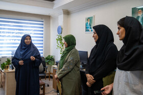 بازدید شینا انصاری رئیس سازمان محیط زیست از خبرگزاری ایسنا