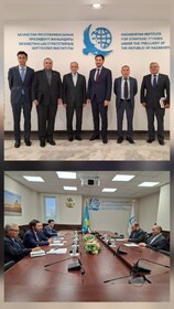 رایزنی سفیر ایران با رئیس موسسه مطالعات استراتژیک قزاقستان
