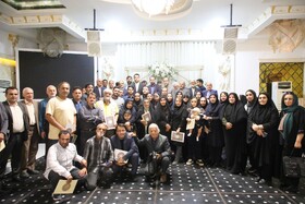 مراسم تجلیل از خبرنگاران و عکاسان در شهرستان سیمرغ-استان مازندران