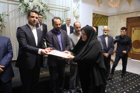 مراسم تجلیل از خبرنگاران و عکاسان در شهرستان سیمرغ-استان مازندران