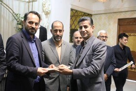 مراسم تجلیل از خبرنگاران و عکاسان در شهرستان سیمرغ-استان مازندران
