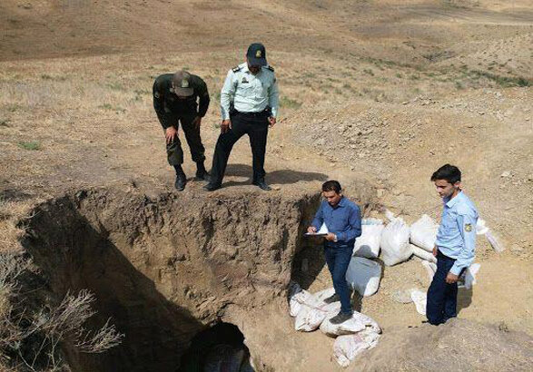 متلاشی شدن باند حفاری غیرمجاز در یاسوج/ یک تبعه بیگانه دستگیر شد