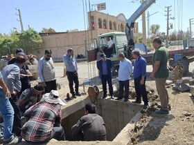 شکستگی خط اصلی انتقال، آب برخی مناطق ورامین را قطع کرد