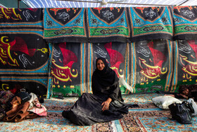 زائران پیاده حرم امام رضا (ع)